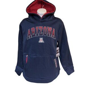 NEW Arizona Wildcats Colosseum Armada Navy Hoodie Sweatshirt Youth M 12-14